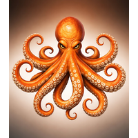 Orange Octopus Logo